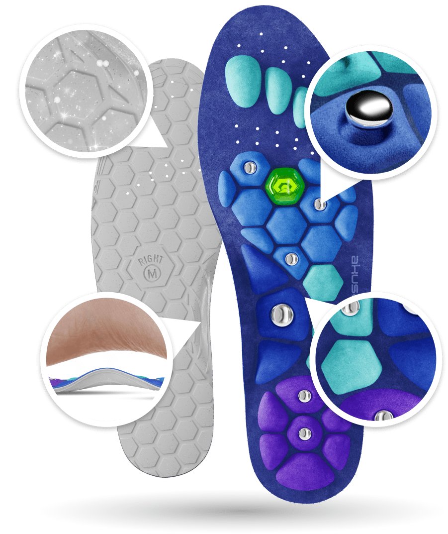 Step Into Comfort with Akusoli Magnetic Acupressure Insoles