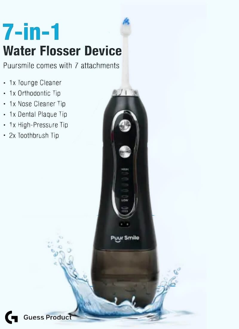 Discover the PuurSmile Water-Flosser for Effortless, Effective Cleaning