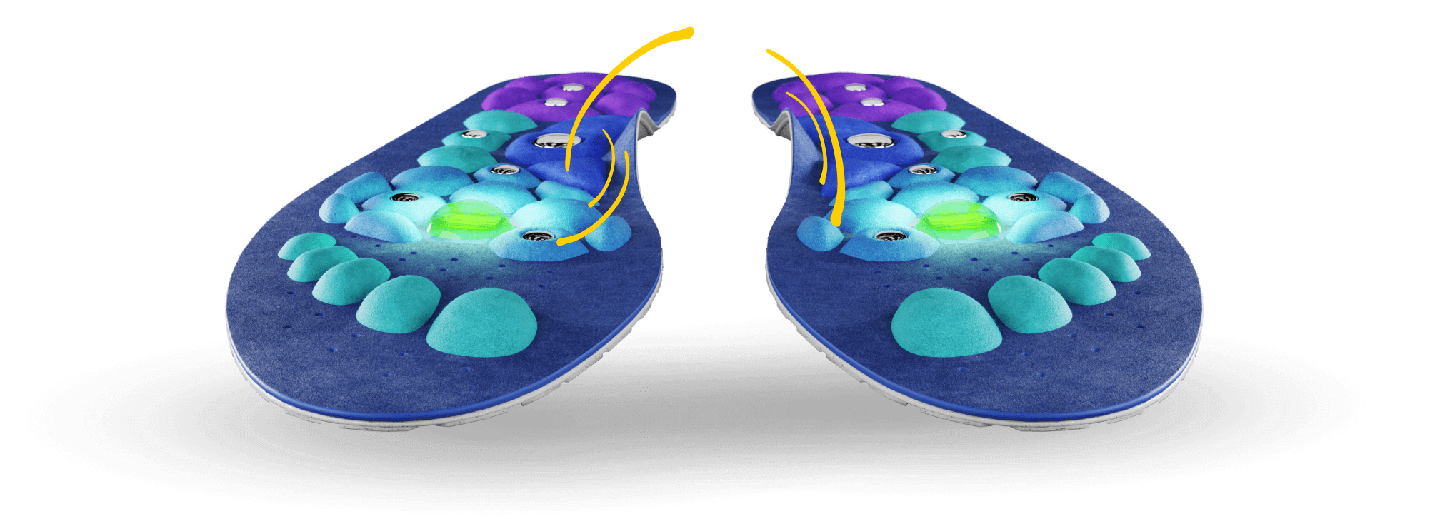 Akusoli insoles magnetic acupressure foot support