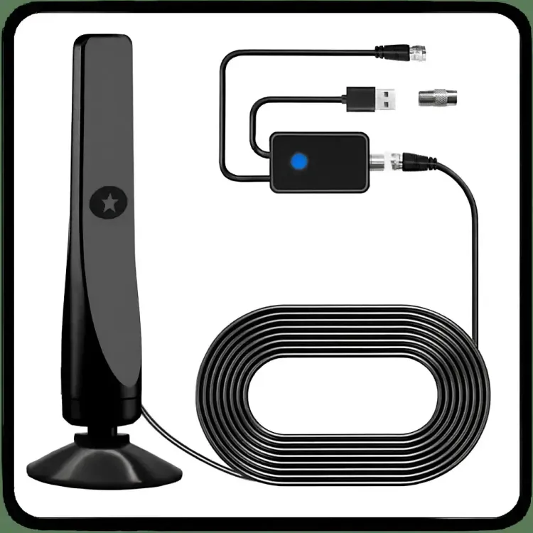 4 Way TV Signal Booster: Strong, Clear TV Reception for Multiple Rooms