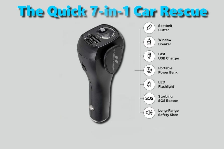 Equip Yourself with the Ultimate 7-in-1 Car Rescue Tool